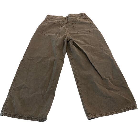 Zara Wide Leg Balloon Fit Pants Size 8 Style 8727 215 - Picture 4 of 10